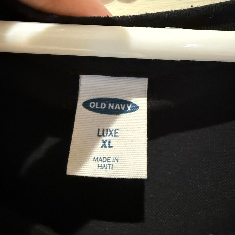 Old Navy Luxe Long Sleeve Shirt in Black XL - Picture 2 of 2